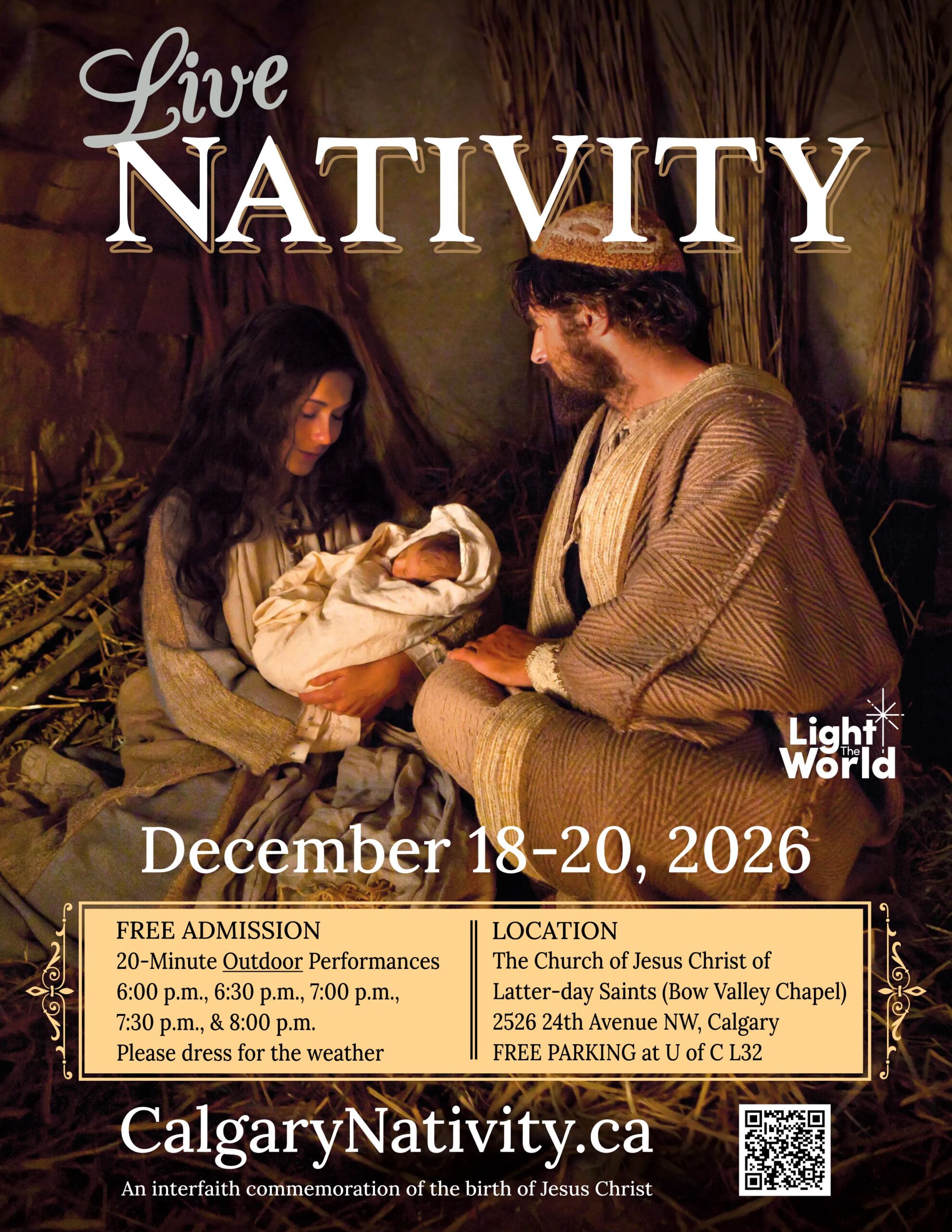 Calgary Nativity Poster - December 18-20, 2026