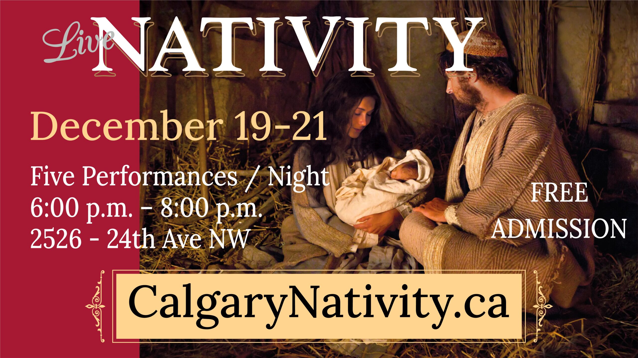 Calgary Nativity Poster